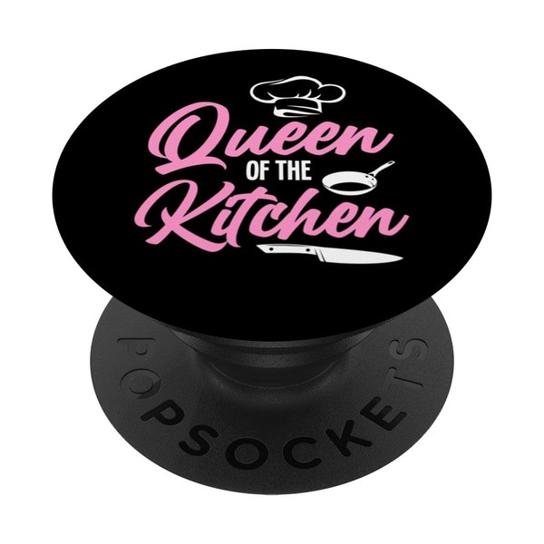 Cooking Queen Of The Kitchen Lustiger Chef Cook Culinari PopSockets