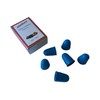 Pack of 12 Blue No.1 Rubber Thimblettes - Medium Thimble