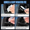 cocomfix Gloss Black Rim Touch Up Paint, Wheel Scratch Repair,