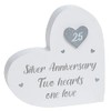 Provence 25th Silver Anniversary - Two Hearts one Love Heart