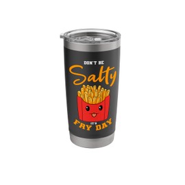 French Fries Finger Chips French-fried Potatoes Fry Day Stainless Steel Insulated Tumbler