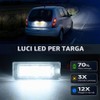 NSLUMO Luci targa LED per Lancia Musa 2004-2012, accessori luce