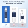 GLACIER FRESH 4396841 Refrigerator Water Filter Compatible with EDR3RXD1, 4396841,