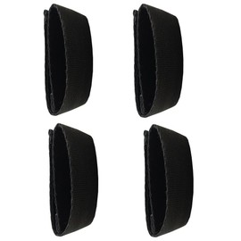 HDHYK Nylon Duty Belt Keepers 4 Pcs， for 2" - 2.25" Wide Belt,hook and loop fasteners-Black