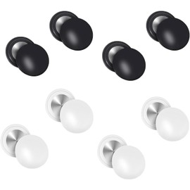 Race Number Holder, Race Number Attachment, Use for Marathon or Half Marathon for Magnets, White and Black, Pack of 8