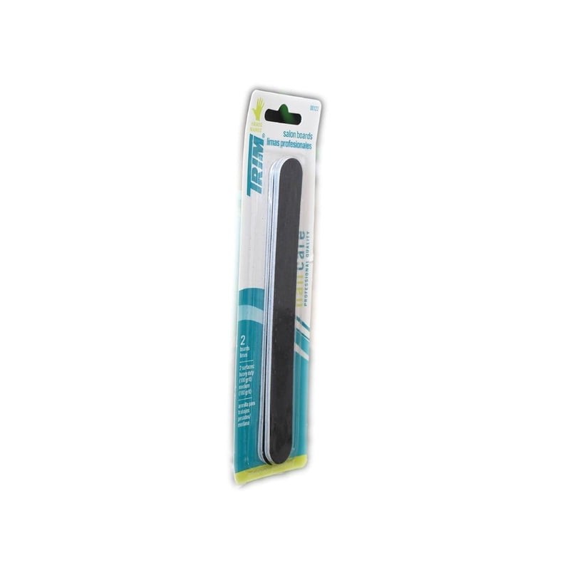 Lima de uñas Trim nail care mediana negra 2 pzas