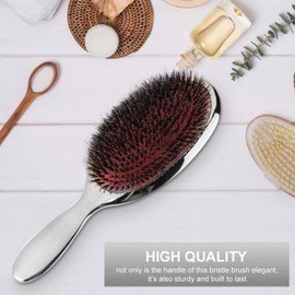 Vruping Cepillo De Pelo De Cerda, Peine De Masaje De Pelo De Cepillo De Pelo AntiestáTico De Cerda Ovalada Oval, Adecuado para Desenredar, Mantenimiento Diario Y Estilo, para Todo Tipo De Cabello(#2)