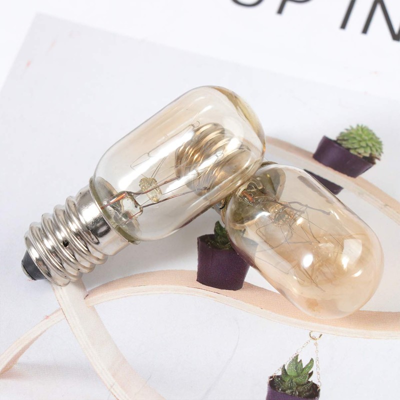 2PCS 25W E14 220-230v Oven Light Bulb Refrigerator Fridge Light