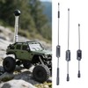 Orivin 3 Pack Easy Install Black Metal Simulation Antennas for