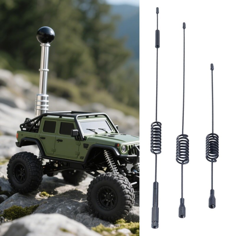 Orivin 3 Pack Easy Install Black Metal Simulation Antennas for