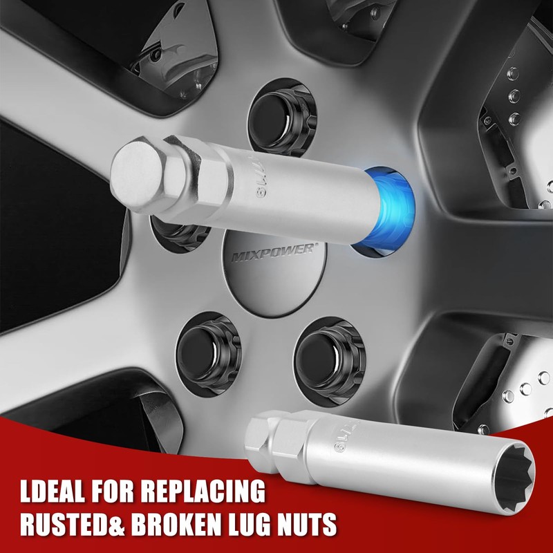 MIXPOWER 10 Spline Lug Nut Key Replacement for TA20-17/19, Compatible