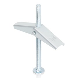 14Pcs Hollow Wall Anchors 1/4” Heavy Duty Butterfly Anchors for Drywall, Toggle Bolts and Wing Nut Kit, Metal Drywall Anchors and Screws Assortment Set