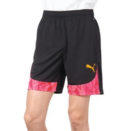 PUMA 659492 Men's Soccer Football Club Activities Team Practice Personal Final FF. TR Shorts, 24 Spring Summer Colors Puma Black/Sunstream (57), L