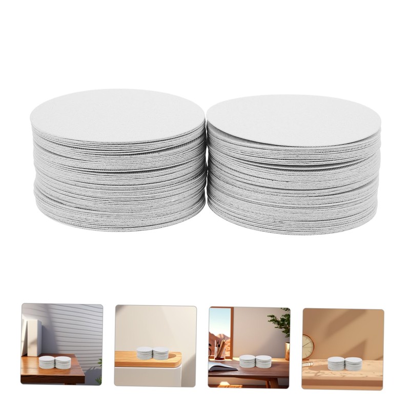 Ciieeo 100pcs Aluminum Foil Seals for Plastic Bottles Leakproof Jar