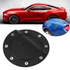 Fuel Door Cover Gas Tank Cap Lid Black Fit for