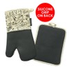 SharpChef Oven Mitts and Pot Holders 2Pc Set, Kitchen Oven