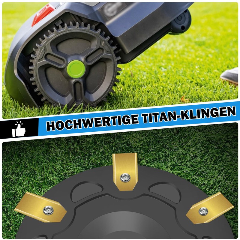 Blade Disc + 6 Replacement Blades Compatible with Segway Navimow