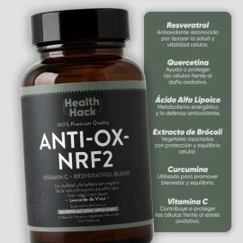 Ácido Alfa Lipoico  Resveratrol Anti-ox-activa Nrf2 60 Caps                                                                                           