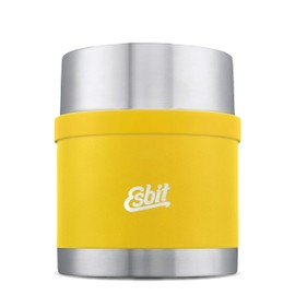 Esbit Sculptor Thermal Food Container 500 ml in Sunshine Yellow Stainless Steel for Hot and Cold Food