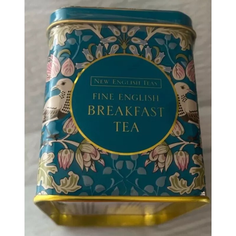NEW ENGLISH TEAS THE SONG THRUSH &BERRIES 40 TEABAGS TIN