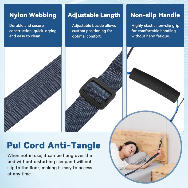 Fanwer Bed Ladder Assist, Pull Up & Sit Up Assist