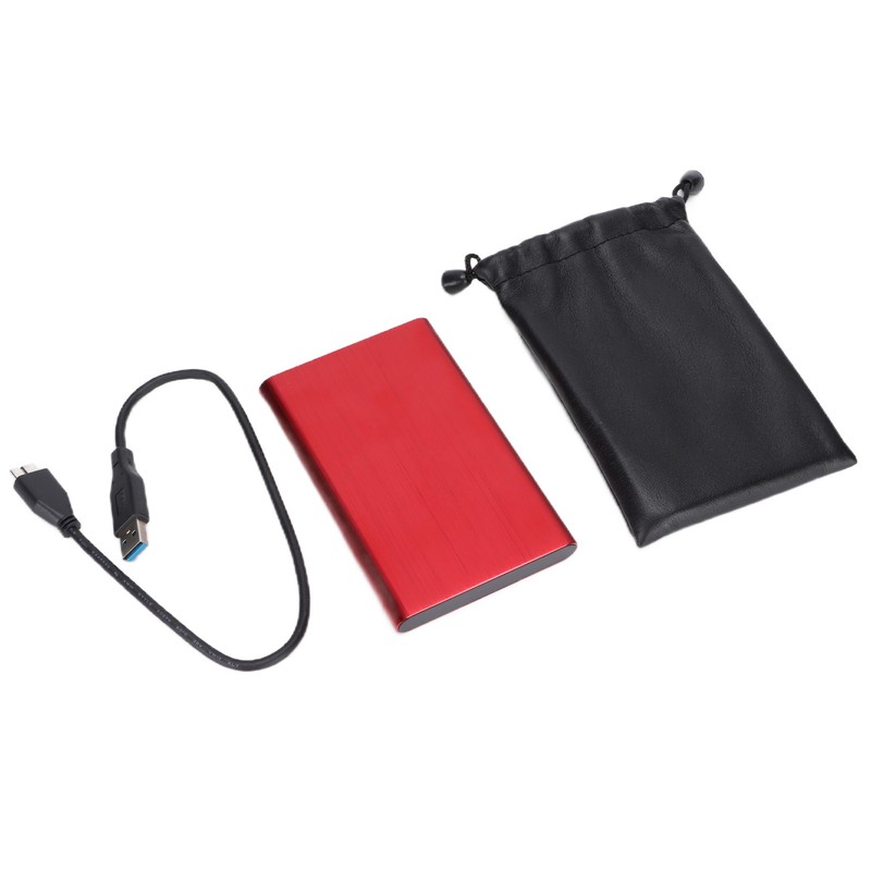 2.5in External Hard Drive USB 3.0 Aluminum Alloy Rounded Shell