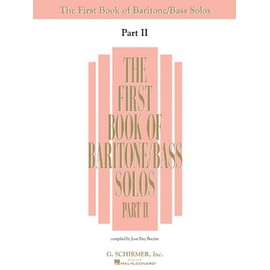 The First Book of Baritone/Bass Solos - Part II