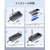 USB C Hub with M.2 SSD Case, ORICO USB-C Docking
