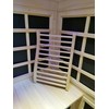 Xmatch Xmatch Sauna Backrest Infrared Natural Wooden Hemlock, S-Shape Support,