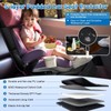 LAIXIAO Protectores de Asiento de Coche Impermeables, Bolsas de Almacenamiento