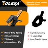 TOLESA 10 Inch Spring Clamps for Woodworking 2PC Large Wood
