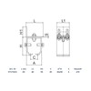 SCHARTEC Sliding Gate Mounting Bracket for Running Rail - Adjustable