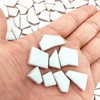 500g Irregular Ceramic Mosaic Tiles, 0.5-2cm, Small Mosaic Stones for