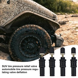 Automotive Tire Pressure Deflator Valves, Tyre Regulating Valve Deflator, Portable Automotive Supplies, Air Down Tool for Vehicle Truck RV Sedan Motorcycles