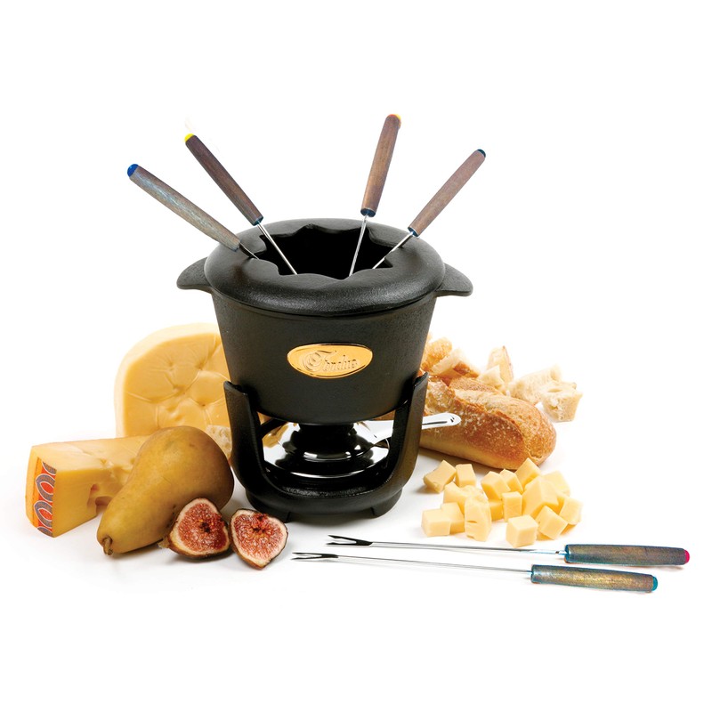 NORPRO Cast Iron Fondue, 1 EA