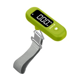 Office Product pack all 110 Lbs Luggage Scale, Digital Handheld Baggage Scale, Travel Suitcase Weight Scale with LCD Display, Battery Included, Apple Green