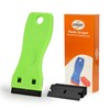 EHDIS 1.5" Plastic Razor Scraper with 10pcs Double Edged Plastic