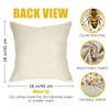 Bumble Bee Floral Decorative Throw Pillow Covers 18 x 18
