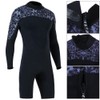 1.5MM Diving Onepiece Swimsuit Wetsuit Short Trousers for Snorkeling Surfing(Man