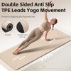 PAIDU Yoga Mat 8mm Super Thick TPE Fitness Exercise Mat,