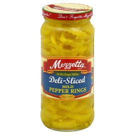 Mezzetta Pepper Rings Deli Sliced 16.0 OZ(Pack of 2)