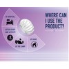 3 pk - Premium Rinse Free Shampoo Cap - Microwaveable