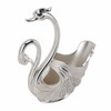 Swan Dinnerware Set Metal Tableware Cutlery Set Decorative Swan Base