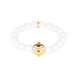 BuDhaGirl Primrose Snow Bracelet - White