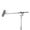 Microphone Boom Pole Mounting Adapter with Cradle and 2.5-inch Grip