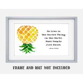 TJ Originals - You Dont Love Someone for Their Looks Oscar Wilde Quote , Inspirational Wall Decor Print for Bedroom or Office , Motivational Gift for Women - Unframed 11 x 14 inches (Upside down