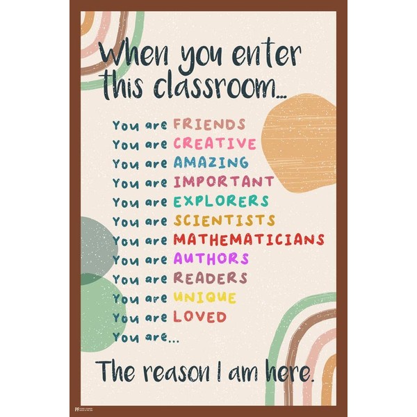 Laminated Boho Classroom Decor Door Decorations When You Enter This