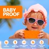 RIVBOS Baby Wrap Polarized UV400 Sunglasses - Soft Frame with