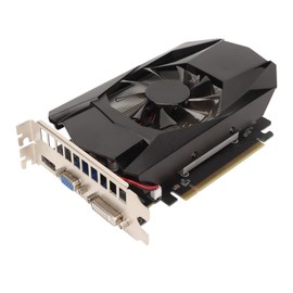 Zopsc para Tarjeta Gráfica AMD HD7670 4GB GDDR5 128bit, Tarjeta Gráfica PCIE X16 2.1 de Alto Rendimiento para Juegos con Ventilador de Refrigeración, HDMI, DVI, VGA
