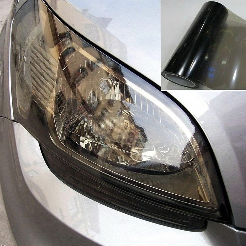 Baceyong Universal Tint Vinyl Wrap Sticker Headlight Film for Motorcycle